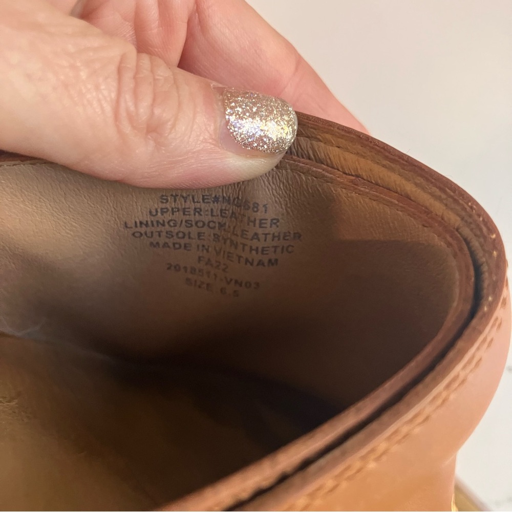 Madewell The Cecily Clog Leather Clogs Sz 6.5 Wood Bottom Studs Boho Comfort - Picture 13 of 13